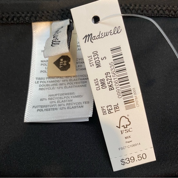 Madewell black bikini bottom - Picture 3 of 4